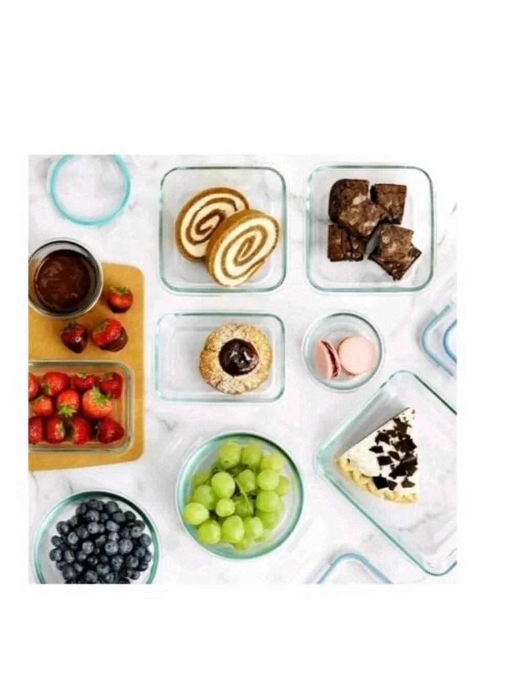 Snapware Pyrex 18-Piece Glass Food Storage Set
